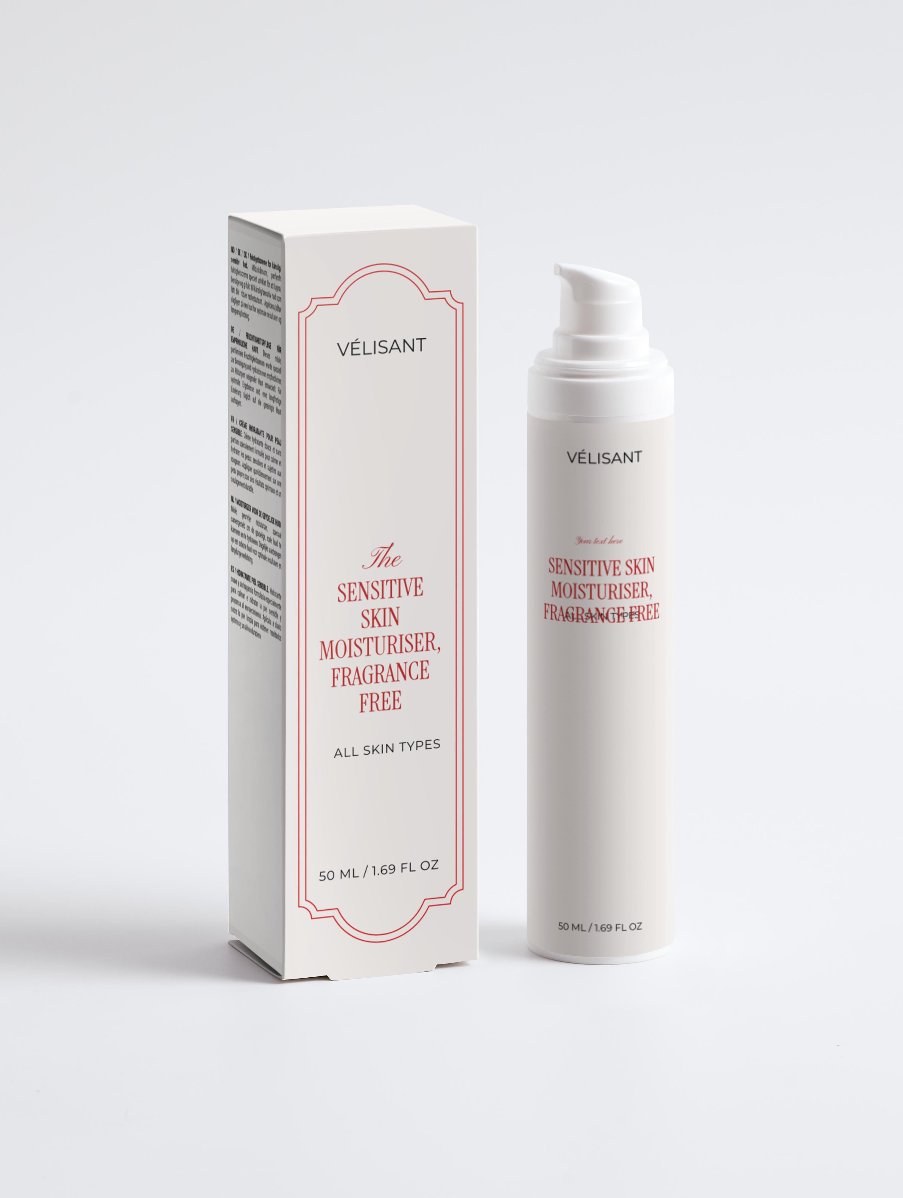 Sensitive Skin Moisturiser, Fragrance Free