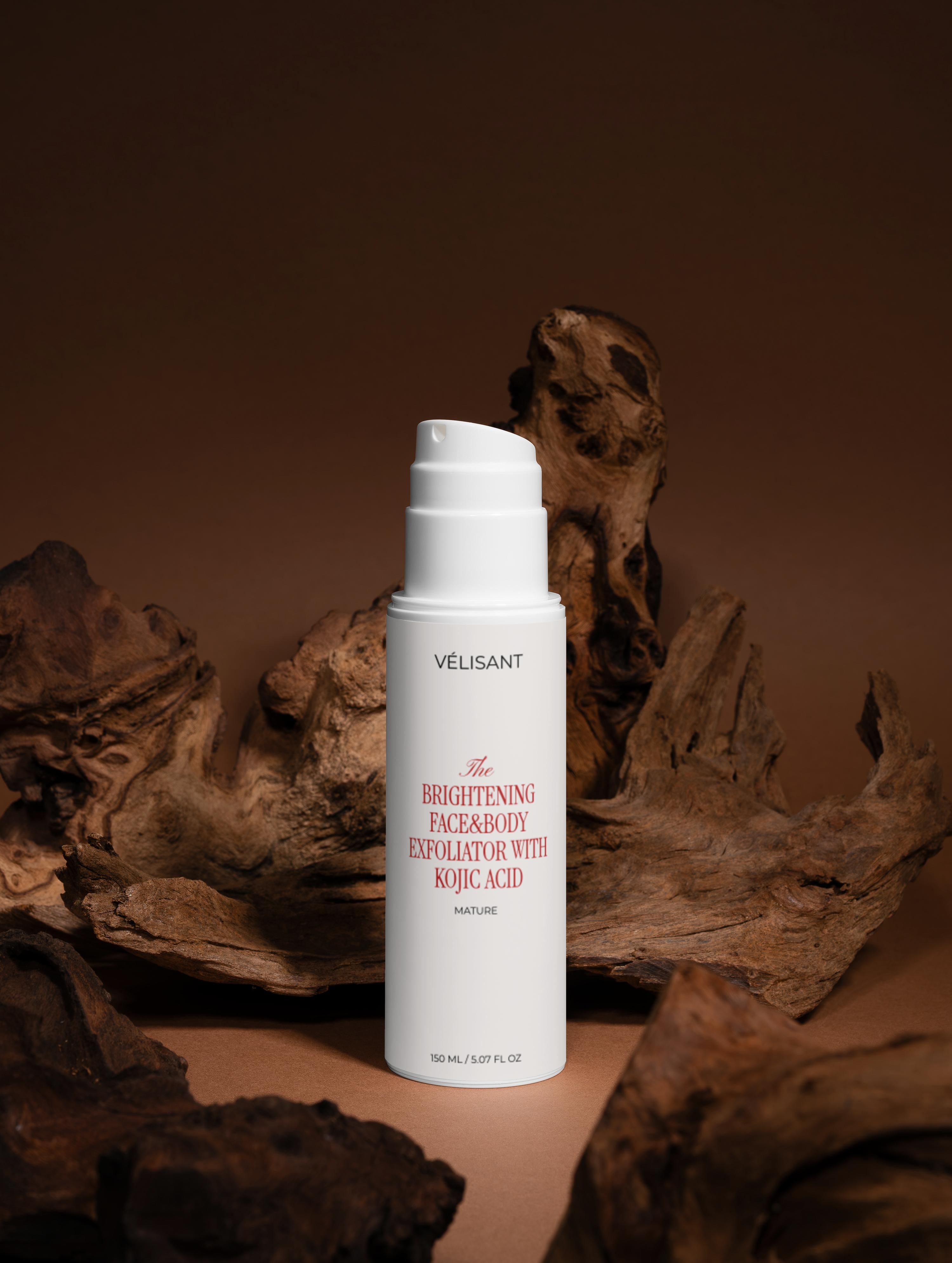Brightening Face&Body Exfoliator with Kojic Acid